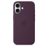 APPLE iPhone 16 Silicone Case with MagSafe - Plum
