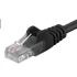 PREMIUMCORD Patch kábel UTP RJ45-RJ45 CAT5e 0.5 m čierna