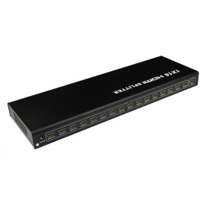 PREMIUMCORD HDMI splitter 1-16 portov kovový s napájacím adaptérom, 3D, FULL HD