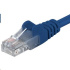 PREMIUMCORD Patch kábel UTP RJ45-RJ45 CAT5e 3m modrý