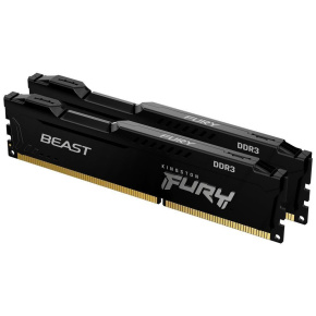 DIMM DDR3 16GB 1600MT/s CL10 (Kit of 2) KINGSTON FURY Beast Black