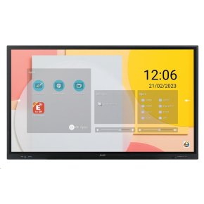 SHARP/NEC LCD 86" Infrared PN-LC862, 3840x2160, 450nit, 8ms, 16/7, VGA, DP, USB-C, HDMI, USB, dotykový displej