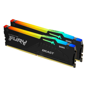 DIMM DDR5 32GB 5200MT/s CL40 (Kit of 2) KINGSTON FURY Beast RGB