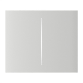 Ajax  CenterButton (2-gang) vertical - Středové dvou tlačítko, vertikální instalace, bílá