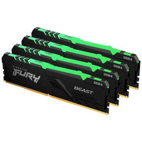 DIMM DDR4 128GB 2666MT/s CL16 (Kit of 4) KINGSTON FURY Beast RGB