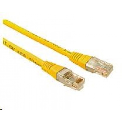 Solarix Patch kabel CAT5E UTP PVC 3m žlutý non-snag-proof C5E-155YE-3MB