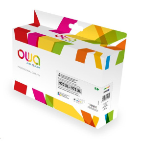 OWA Armor kazeta pre HP PACK 4 REMAN. 970XL+971XL,246ml/3x106ml/10530p/3x7200p,CN625AE/CN626AE/CN627AE/CN628AE,BCMY OWA Armor kazeta pre HP PACK 4 REMAN. 970XL+971XL,246ml/3x106ml/10530p/3x7200p,CN625AE/CN626AE/CN627AE/CN628AE,BCMY