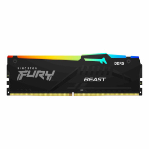 DIMM DDR5 8GB 4800MT/s CL38 KINGSTON FURY Beast Black RGB