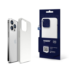 3mk ochranný kryt HARDY Silicone MagCase pro Apple iPhone 14 Pro Max, White