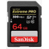 Karta SanDisk SDHC 64GB Extreme PRO (300 MB/s, Class 10, UHS-II U3 V90)