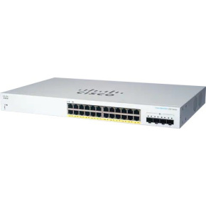 Prepínač Cisco CBS220-24P-4X, 24xGbE RJ45, 4x10GbE SFP+, PoE+, 195W