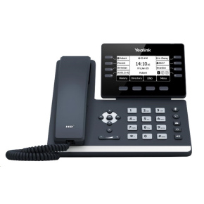 IP telefón Yealink SIP-T53, 2,8" 320x240 LCD, 8 prog tl.2x10/100/1000, PoE,12xSIP, 1xUSB, bez adaptéra
