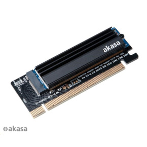 Adaptér AKASA M.2 Karta adaptéra SSD na PCIe s chladičom