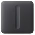 Ajax  SoloButton (Dimmer) - Samostatné stmívatelné tlačítko pro LightSwitch, grafitová