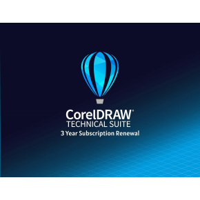 CorelDRAW Technical Suite Edu 3 roky obnovení pronájmu licence (Single) EN/DE/FR/ES/BR/IT/CZ/PL/NL