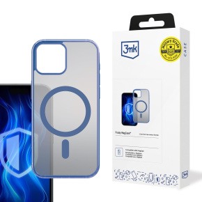 3mk ochranný kryt Frosty MagCase Blue pro Apple iPhone 15