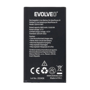 EVOLVEO originální baterie 1800 mAh pro MaxPhone A1