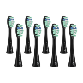 TrueLife SonicBrush Clean-series heads Standard black 8 pack