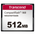 TRANSCEND CompactFlash Card CF180I, 512MB, SLC mode WD-15, Wide Temp.