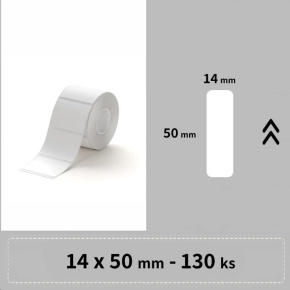 Niimbot štítky RP 15x50mm 125ks Bílé pro D11, D11-M, D110, D110-H