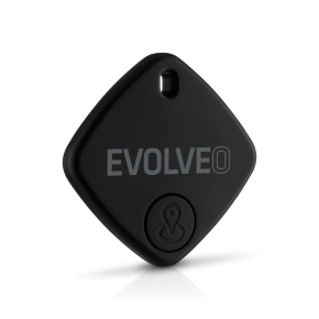 EVOLVEO TrackTag, Bluetooth lokátor s Apple Find My, černý EVOLVEO TrackTag, Bluetooth lokátor s Apple Find My, černý