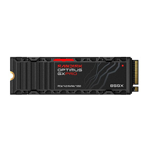 SANDISK SSD OPTIMUS GX PRO 850X NVMe 8TB PCIe, Gen4, (R:7200, W:6600MB/s), chladič
