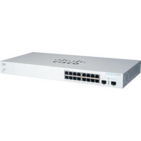 Prepínač Cisco CBS220-16T-2G, 16xGbE RJ45, 2xSFP, bez ventilátora