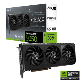 ASUS VGA NVIDIA GeForce RTX 5050 PRIME OC 8G, 8G GDDR6, 3xDP, 1xHDMI