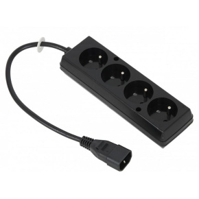 Prodlužovací přívod 4x230V pro UPS (IEC320-C14), 30cm