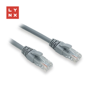 LYNX UTP patch kabel Cat6, PVC, 7m, šedý