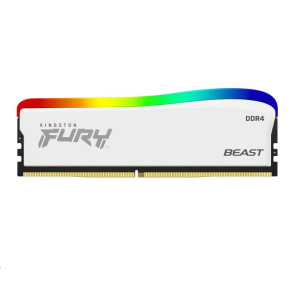 DIMM DDR4 16GB 3200MT/s CL16 KINGSTON FURY Beast White RGB SE