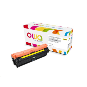 OWA Armor toner pre HP Color Laserjet Ese CP5520, 5525, 15000 strán, CE272A, žltá/žltá