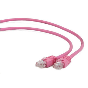 GEMBIRD Kabel UTP Cat5e Patch 2m, růžový