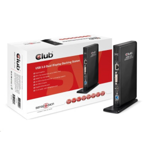 Dokovacia stanica USB Club3D 3.0 Duálny displej