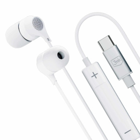 3mk sluchátka - Wired Earphones USB-C, bílá 3mk sluchátka - Wired Earphones USB-C, bílá