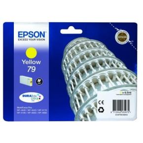 Atramentová kazeta EPSON série WF-5xxx "Pisa" 79 žltá (6,5 ml)