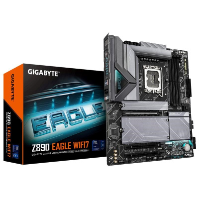 GIGABYTE MB Sc LGA1851 Z890 EAGLE WIFI7, Intel Z890, 4xDDR5, 1xDP, 1xUSB4, WiFi