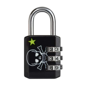Master Lock Kombinační visací zámek  1509EURDSKULL - 30mm