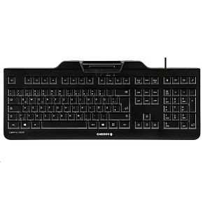 CHERRY klávesnice se čtečkou karet KC 1000 SC/ USB/ ISO 7816 podporované karty/ černá/ CZ layout