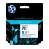 Atramentový vozík HP 711 Cyan DJ, 29 ml, 3 balenia, CZ134A