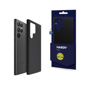 3mk ochranný kryt HARDY Android Silicone MagCase Black pro Samsung Galaxy S25 Ultra