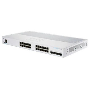 Prepínač Cisco CBS250-24T-4X, 24xGbE RJ45, 4x10GbE SFP+, bez ventilátora