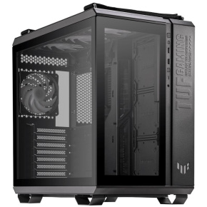 BAZAR - ASUS case TUF GAMING GT502 PLUS, Mid Tower, průhledná bočnice, 4x 120mm ARGB Fan, černá - Poškozený obal (Komple