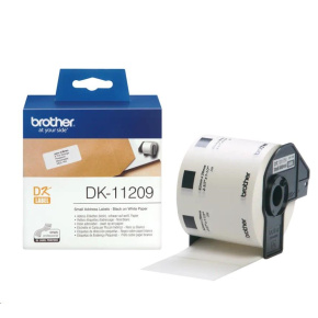 BROTHER DK-11209 Úzké adresní štítky 29x62mm (800 ks)