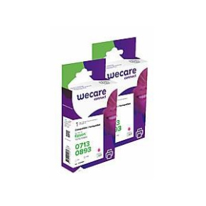 WECARE Armor kazeta pre EPSON Stylus D78/ DX4000 (T071340), sada červená, 2x9ml