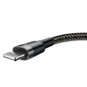 Baseus Cafule Nabíjací / dátový kábel USB na Lightning 1,5 A 2 m, sivo-čierny Baseus Cafule Nabíjací / dátový kábel USB na Lightning 1,5 A 2 m, sivo-čierny