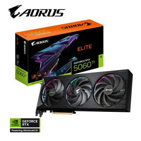 GIGABYTE VGA NVIDIA GeForce RTX 5060 Ti AORUS ELITE 16G, 16G GDDR7, 3xDP, 1xHDMI GIGABYTE VGA NVIDIA GeForce RTX 5060 Ti AORUS ELITE 16G, 16G GDDR7, 3xDP, 1xHDMI