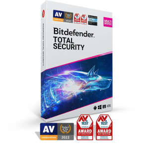 Bitdefender Total Security - 10 zariadení na 3 roky - elektronická licencia na e-mail