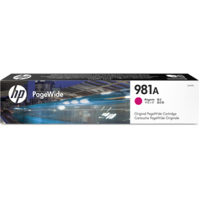 HP 981A purpurová originálna kazeta PageWide (6 000 strán)