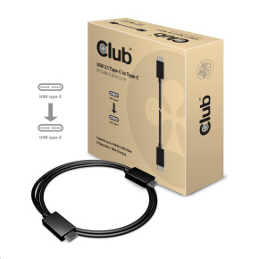 Kábel USB Club3D 3.1 Typ C 10Gbps 4K60Hz UHD Power Delivery 100W, (M/M), 80cm